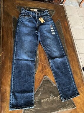 Levi's Dark Indigo Straight Jeans